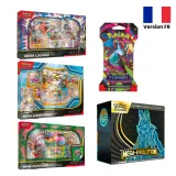 Pack Coffret Dresseur d'Élite Méga-Lucario + Coffret Méga-Kangourex-ex + Coffret Méga-Lucario-ex + Coffret Méga-Florizarre-ex + Blister (ME02)