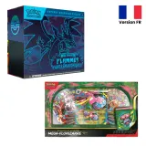 Pack Coffret Dresseur d'Élite Flammes Fantasmagoriques + Coffret Collection Premium Méga-Florizarre-ex