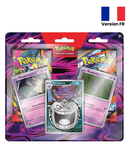 Pokémon Duopack ME04 & ME05 Chaos Ascendant et Nuit Noire + 3 cartes promos