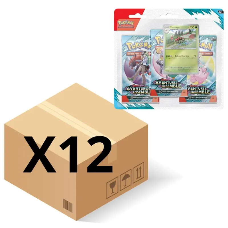 Case de 12 Tripacks Aventures Ensemble