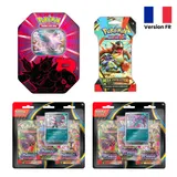Pack Tripack Farfuret + Tripack Dimoret + Pokébox Team Rocket + Blister