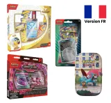 Pack 1 Duopack ME04/ME05 + 1 Mini-Tin ME03/ME04 + 1 Deck Combat Mewtwo ex Team Rocket + 1 Coffret Poster 30e Anniversaire