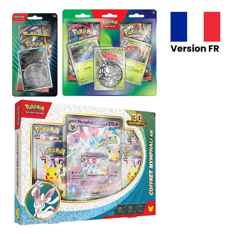 Pack 1 Duopack ME04/ME05 + 1 Duopack Mystherbe/Ortide/Rafflésia + 1 Coffret Nymphali 30e Anniversaire