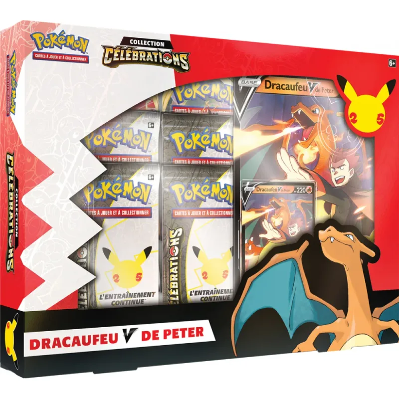 Coffret Célébrations 25 Ans – Dracaufeu-V de Peter