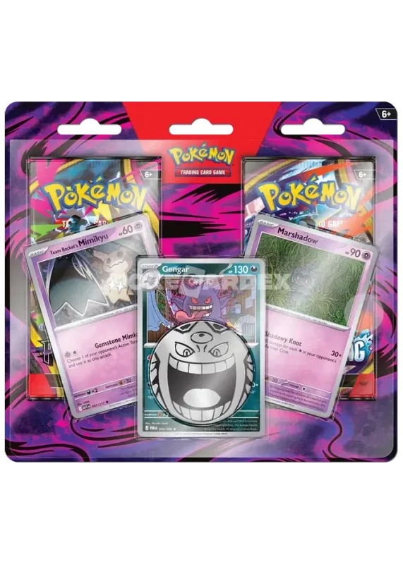 Duopack Pokémon Mimiqui / Ectoplasma / Marshadow – ME04 / ME05