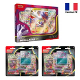 Pack Duo de Tripacks Flammes Fantasmagoriques + Coffret Méga-Latias-ex